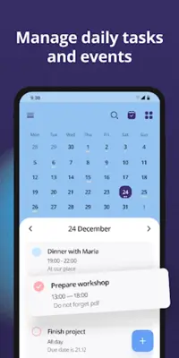 Calendar android App screenshot 4